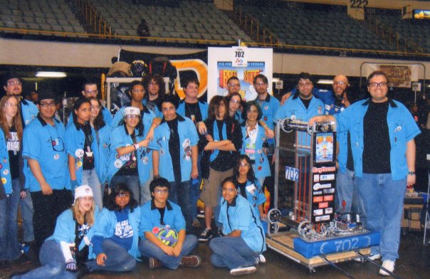 Team Image from Year with Robot